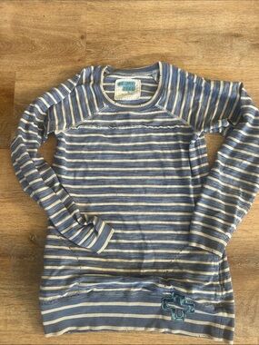 We the Free Free People Vintage Stiped Sweatshirt